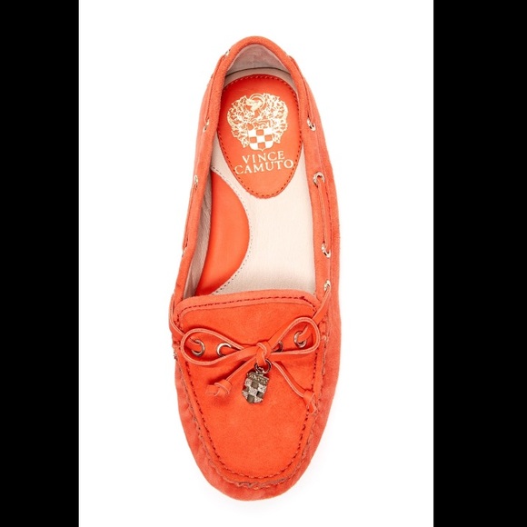 Vince Camuto - Pinna Moccasin Shoe (Hot Coral) - Picture 3 of 9